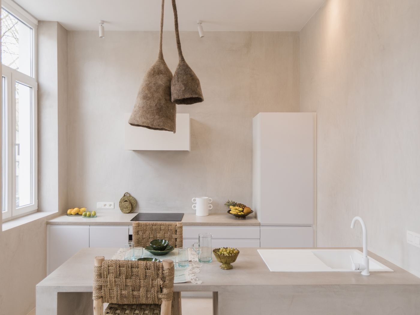 Keuken in microtopping, keuken op maat in Antwerpen